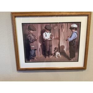 Jim Daly “Odd Man Out" MINT 1986 Professionally Framed And Matted